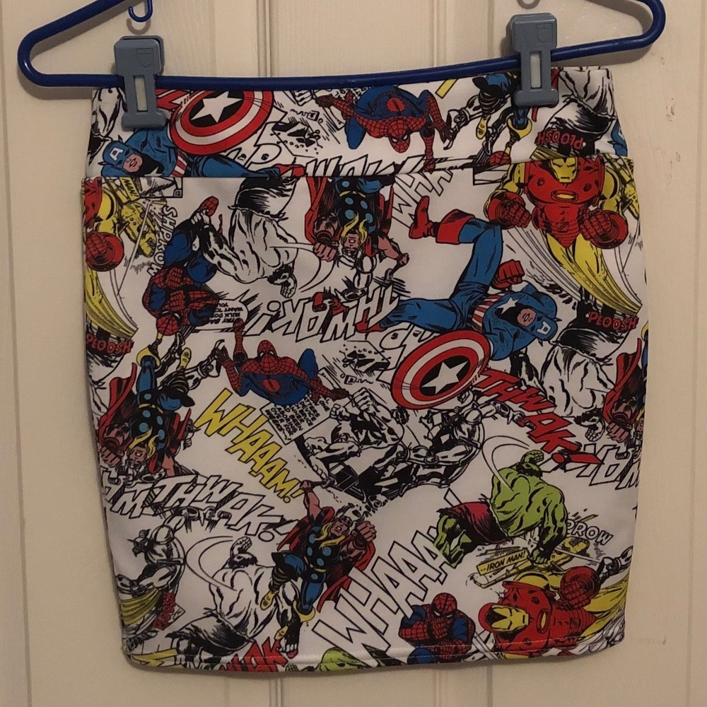 Junior Small Marvel Heroes Miniskirt
